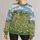 Countryside Daisy Meadow With Tiny Cottages For Whimsical Spring Garden Lovers All-over Print Knitted Sweater - 1