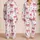 White And Pink Ribbon Bows For Sweet Nights, Gift Giving, And Cozy Lounging For Women Satin Pajamas Set - 2