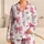 White And Pink Ribbon Bows For Sweet Nights, Gift Giving, And Cozy Lounging For Women Satin Pajamas Set - 1