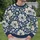 Ivory Wildflower and Leaf Motifs for Everyday Casual Style and Relaxed Weekends All-over Print Knitted Sweater - 6
