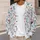 Watercolor Meadow Flowers for Garden Strolls and Everyday Layering All-over Print Knitted Cardigan - 5