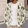 Evergreen Tree Motifs for Cozy Woodland Walks and Relaxed Everyday Layering All-over Print Knitted Cardigan - 5