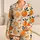 Orange Slice Citrus Lounge Set For Cozy Gift Giving, Relaxed Home Days For All Women Satin Pajamas Set - 1