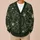 Dark Forest Ferns and Ivory Roses for Everyday Botanical Nature-Inspired Layering All-over Print Knitted Cardigan - 6