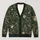 Dark Forest Ferns and Ivory Roses for Everyday Botanical Nature-Inspired Layering All-over Print Knitted Cardigan - 1