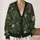 Dark Forest Ferns and Ivory Roses for Everyday Botanical Nature-Inspired Layering All-over Print Knitted Cardigan - 2
