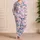 Blush Butterfly Motif For Cozy Spring Evenings, Soft Pastel Gift For Her And Teens Satin Pajamas Set - 4