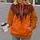 Lion Mane Costume Look for Family Dress-Up and Halloween Celebrations for Dads All-over Print Hoodie (Lightweight) - 2