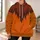 Lion Mane Costume Look for Family Dress-Up and Halloween Celebrations for Dads All-over Print Hoodie (Lightweight) - 6