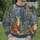 Woodland Fox and Forest Friends for Cozy Nature Walks and Relaxed Everyday Outdoor Style All-over Print Knitted Sweater - 6