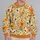 Amber Bees And Wildflowers For Garden Days, Spring Outings And Nature-Loving Style All-over Print Knitted Sweater - 2