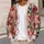 Bohemian Red And Rose Floral Collage For Relaxed Everyday Layering And Artful Style All-over Print Knitted Cardigan - 5
