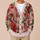 Bohemian Red And Rose Floral Collage For Relaxed Everyday Layering And Artful Style All-over Print Knitted Cardigan - 6