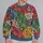Bohemian Floral Patchwork Motifs For Creative Everyday Outfits And Relaxed Weekend Wear All-over Print Knitted Sweater - 2