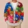 Colorful Teddy Bears and Hearts for Cozy Everyday Layering and Animal Lovers All-over Print Knitted Cardigan - 6