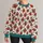 Ornate Sacred Heart Motifs For Romantic Everyday Style And Colorful Casual Looks All-over Print Knitted Sweater - 1