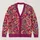 Jewel-Tone Paisley Florals for Colorful Everyday Layering and Expressive Bohemian Style All-over Print Knitted Cardigan - 1