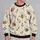 Cheerful Bee Friends for Garden Days, Spring Outings and Casual Everyday Style for Her All-over Print Knitted Sweater - 2