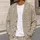 Ivory Botanical Linework on Taupe for Relaxed Everyday Layering and Casual Outings All-over Print Knitted Cardigan - 5