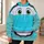 Aqua Cartoon Race Car Face For Theme Park Days And Family Road Trip Fun All-over Print Hoodie (Lightweight) - 6