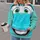 Aqua Cartoon Race Car Face For Theme Park Days And Family Road Trip Fun All-over Print Hoodie (Lightweight) - 2