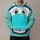 Aqua Cartoon Race Car Face For Theme Park Days And Family Road Trip Fun All-over Print Hoodie (Lightweight) - 1