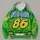 Green Number 86 Race-Car Twin Costume for Theme Park Visits and Family Cosplay Events All-over Print Hoodie (Lightweight) - 4