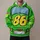 Green Number 86 Race-Car Twin Costume for Theme Park Visits and Family Cosplay Events All-over Print Hoodie (Lightweight) - 1