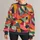 Colorful Abstract Patchwork for Creative Everyday Style and Artful Weekend Outings All-over Print Knitted Sweater - 1