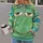 Green Hippie Van Face for Retro Road Trips and Family Costume Events for Adult Fans All-over Print Hoodie (Lightweight) - 2