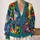 Colorful Patchwork Cats for Cozy Everyday Layering and Whimsical Cat Lover Style All-over Print Knitted Cardigan - 2