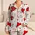Cherry Red Heart Motif Lounge Wear for Cozy Bedtime, Romantic Gifts, and Teen Girls Satin Pajamas Set - 1