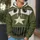 Olive Military Jeep Face for Car Fans, Road Trips, and Casual Everyday Adventures All-over Print Hoodie (Lightweight) - 5