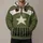 Olive Military Jeep Face for Car Fans, Road Trips, and Casual Everyday Adventures All-over Print Hoodie (Lightweight) - 1
