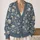 Ivory Meadow Blossoms for Relaxed Everyday Layering and Nature-Loving Style All-over Print Knitted Cardigan - 2