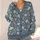 Ivory Meadow Blossoms for Relaxed Everyday Layering and Nature-Loving Style All-over Print Knitted Cardigan - 4