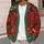 Red Teddy Bear Christmas Lights and Merry Christmas Holiday Cheer for Festive Celebrations All-over Print Knitted Cardigan - 5