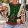 Elf Tunic Costume Look for Christmas Parties and Holiday Celebrations All-over Print Knitted Sweater - 5
