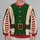 Elf Tunic Costume Look for Christmas Parties and Holiday Celebrations All-over Print Knitted Sweater - 2