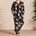 Cute Cat Repeat Charcoal Cat Lover Lounge Set for Cozy Bedtime and Weekend Wear Satin Pajamas Set - 4
