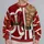 Tattooed Santa Couple Costumes for Christmas Parties and Matching Holiday Celebrations All-over Print Knitted Sweater - 2