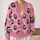 Cute Spooky Clown Hearts for Halloween Layering and Everyday Alternative Style for Teens All-over Print Knitted Cardigan - 2
