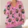 Cute Spooky Clown Hearts for Halloween Layering and Everyday Alternative Style for Teens All-over Print Knitted Cardigan - 4