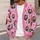 Cute Spooky Clown Hearts for Halloween Layering and Everyday Alternative Style for Teens All-over Print Knitted Cardigan - 5