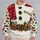 Snow Crew Belt And Scarf Holiday Look For Festive Family Christmas Gatherings All-over Print Knitted Sweater - 2