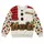 Snow Crew Belt And Scarf Holiday Look For Festive Family Christmas Gatherings All-over Print Knitted Sweater - 4