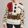 Snow Crew Belt And Scarf Holiday Look For Festive Family Christmas Gatherings All-over Print Knitted Sweater - 1