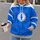 Blue And White Circular Emblem Look For Comic Fans And Halloween Celebrations All-over Print Hoodie (Lightweight) - 2