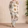 Vintage Teddy Bear Motif For Cozy Nights, Ivory Bear Gift For Women, Teens And Adults Satin Pajamas Set - 4