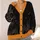 Black Cats, Bats and Pumpkins for Spooky Halloween Nights and Autumn Cat Lovers All-over Print Knitted Cardigan - 4